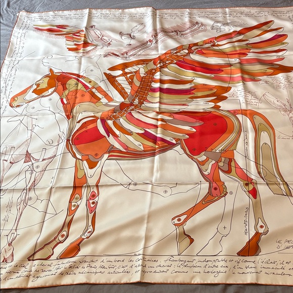 Brand new hermes Le Pegase d'Hermès scarf 140 - Picture 2 of 9